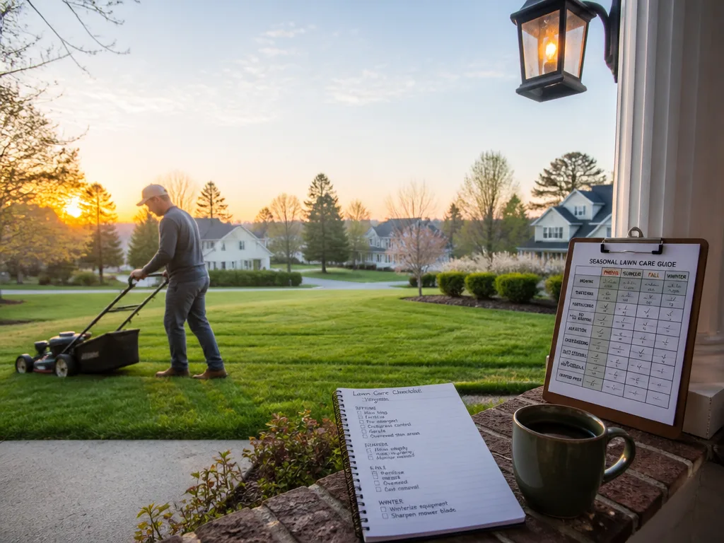Seasonal maintenance tips for a Virginia lawn year round